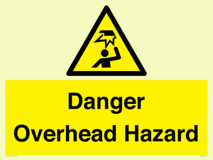 Danger Overhead Hazard